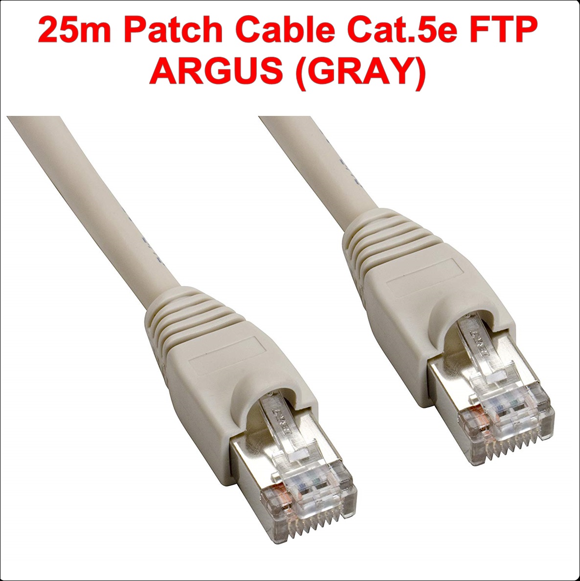 25.00m FTP Patch Cable Cat.5e ARGUS (GRAY)