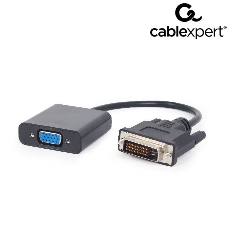 DVI-D 24+1 M to VGA F Active 0.2 m Cablexpert