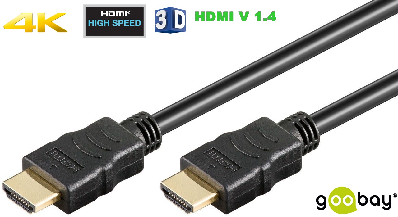 HDMI v1.4 M/M  1.0m (30 Hz/2160p) GOOBAY 31882