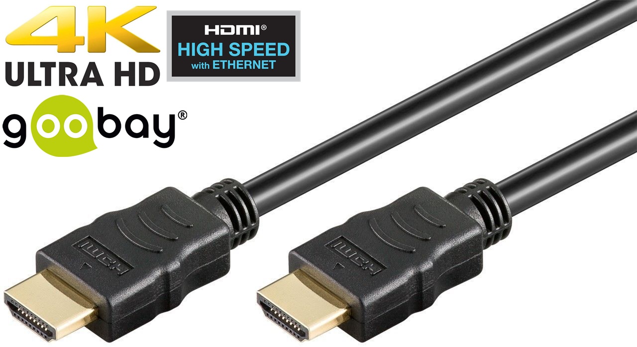 HDMI v1.4 M/M 10.0m (30 Hz/2160p) GOOBAY 31887