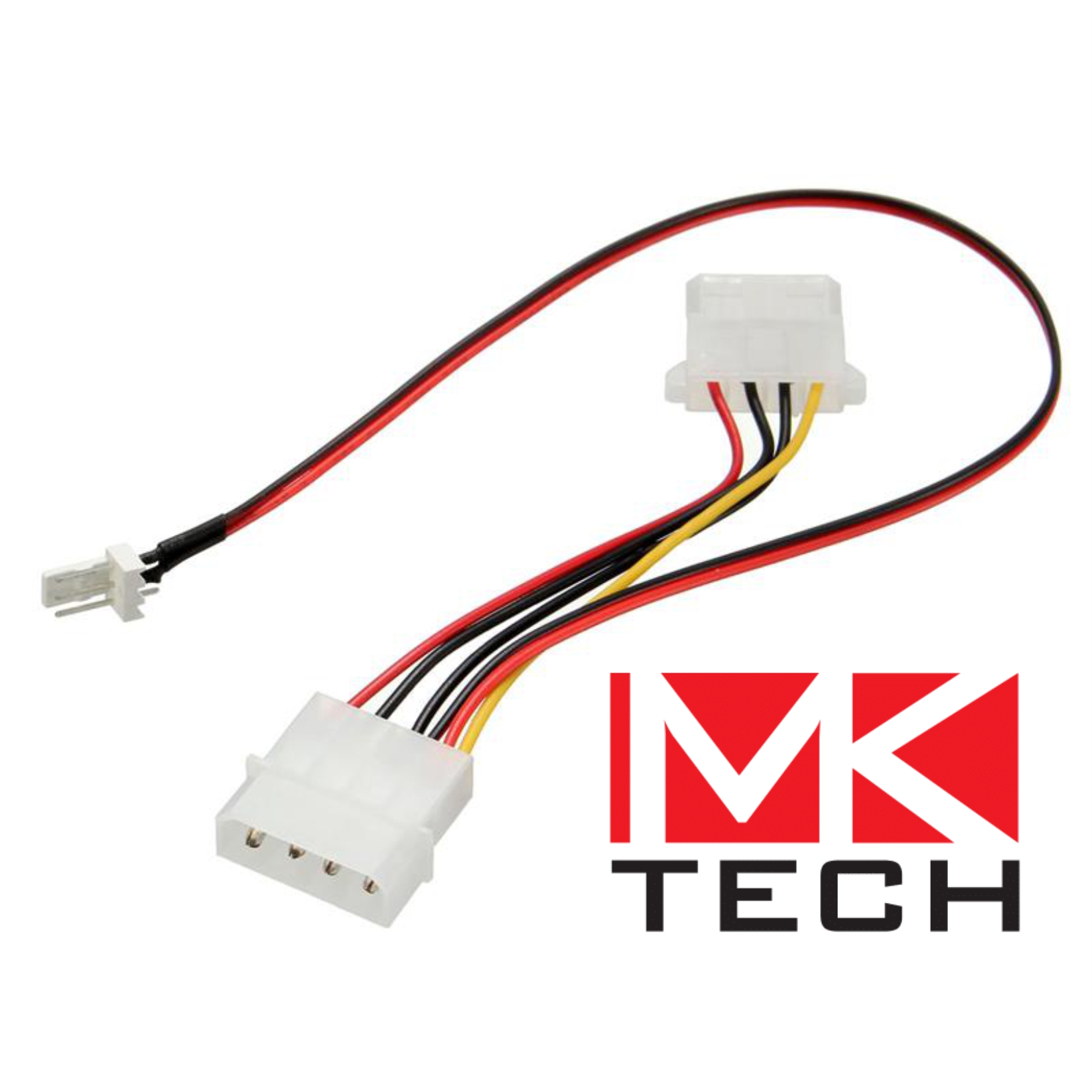 Molex to 3-pin Fan+5.25 molex Power MKTECH