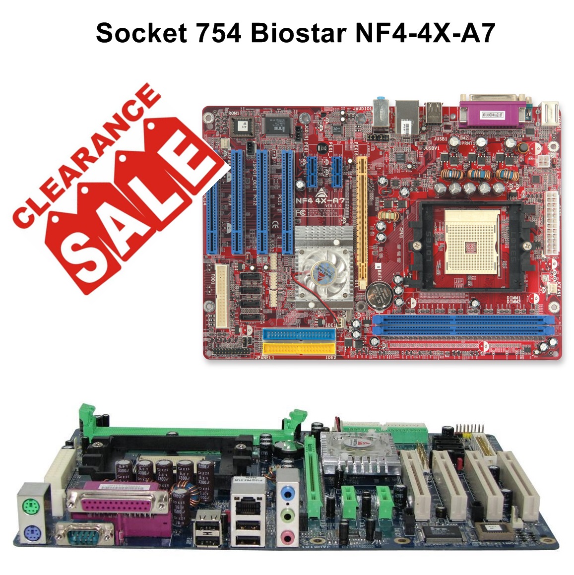 Socket 754 Biostar NF4-4X-A7