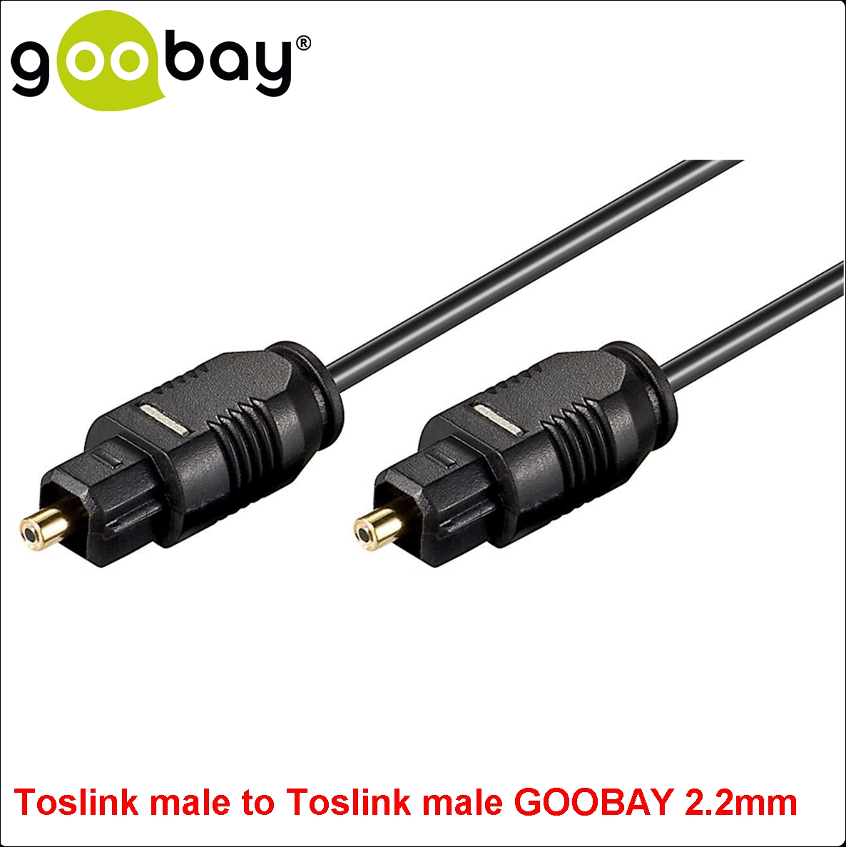Toslink male to Toslink male  0.5m GOOBAY 50563