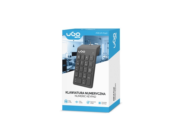 Цифрова клавиатура uGo Numpad Askja K140 USB