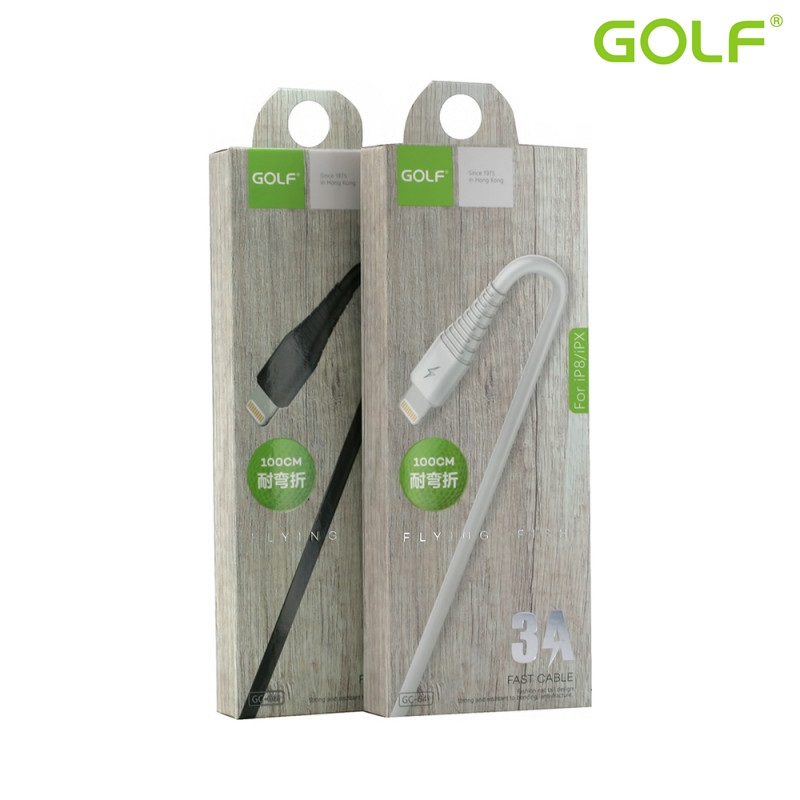 USB male - Apple Lightning 1.0m/3А Golf Flying B