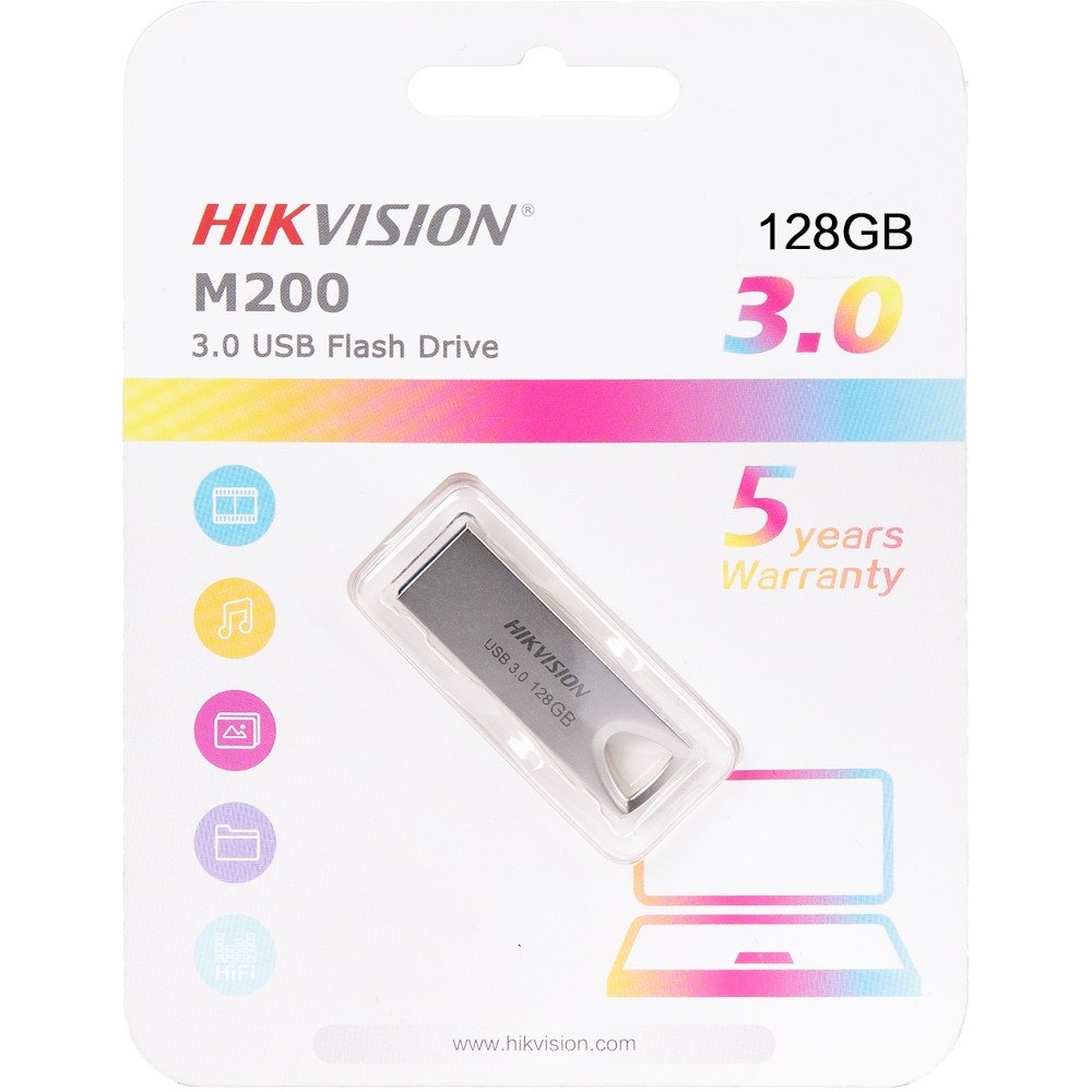 USB памет128GB HikVision USB 3.0 Silver(Metal)