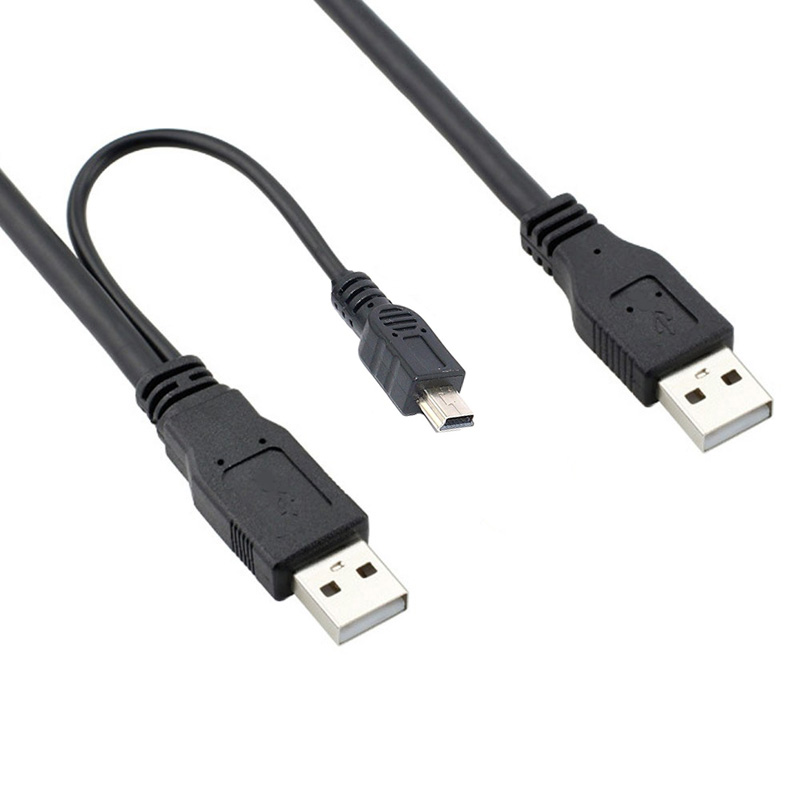 USB2.0 Y Cable for - USB A to mini B MKTECH