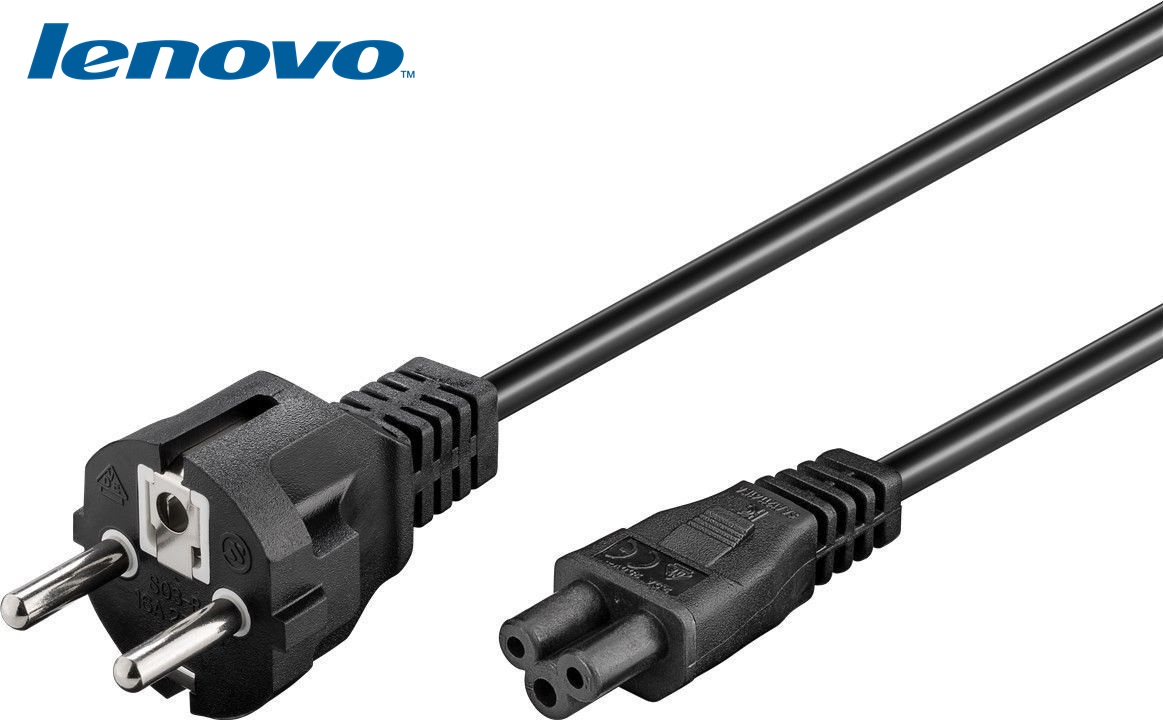 Захранващ кабел за лaптоп 3 pin 1.0m Lenovo