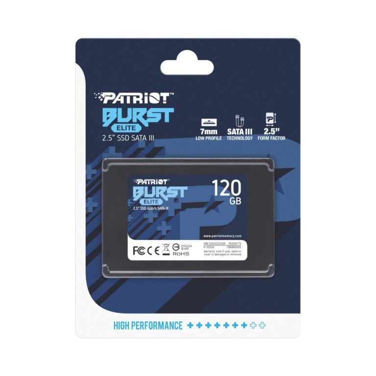 2.5”  120GB SSD PATRIOT BUST ELITE