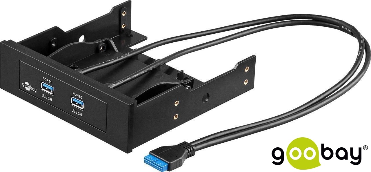 3.5“-5.25“ Преден панел 2x USB 3.0 GOOBAY 95370