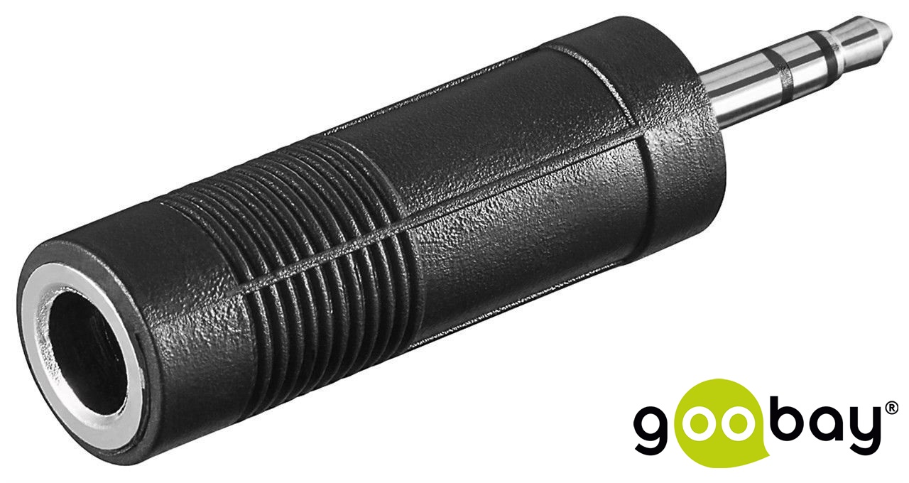 3.5 mm M 3-pin to 6.35 mm F3-pin GOOBAY 4бр.оп