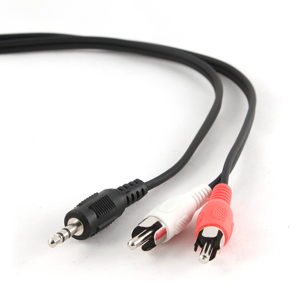 3.5 mm/M to 2 x RCA/M  5.0 m Gembird