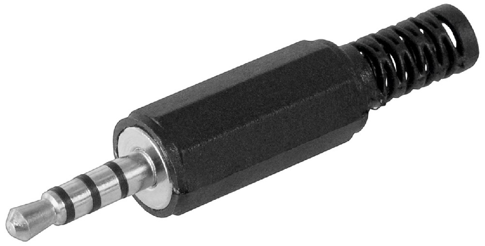 3.5mmM 4-pin stereo букса Goobay 11578 (10бр)