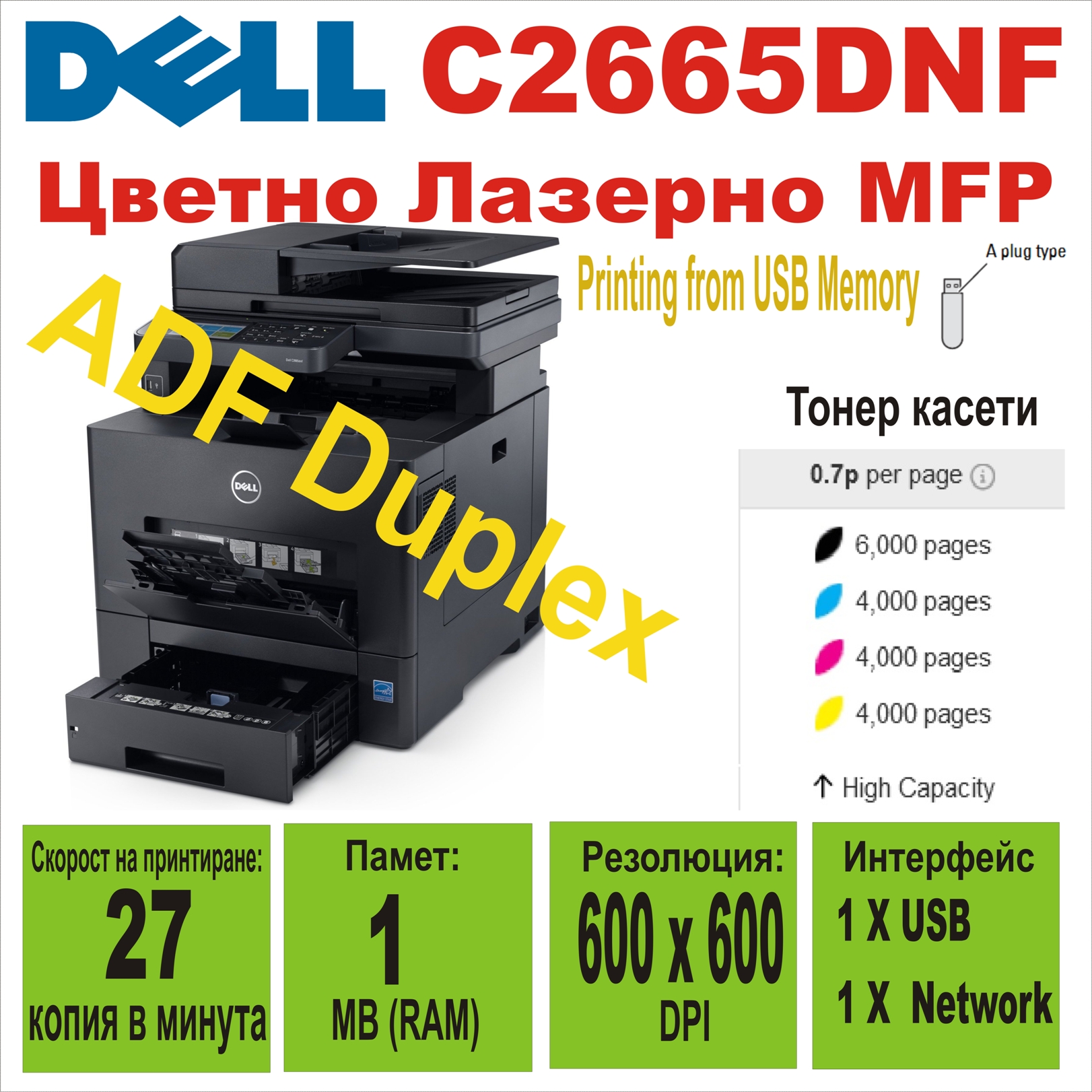 All-in-One Printer DELL C2665DNF
