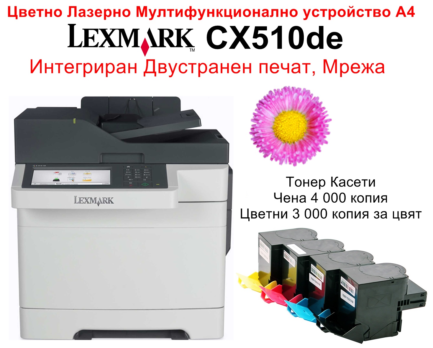 All-in-One Printer Lexmark CX510DE