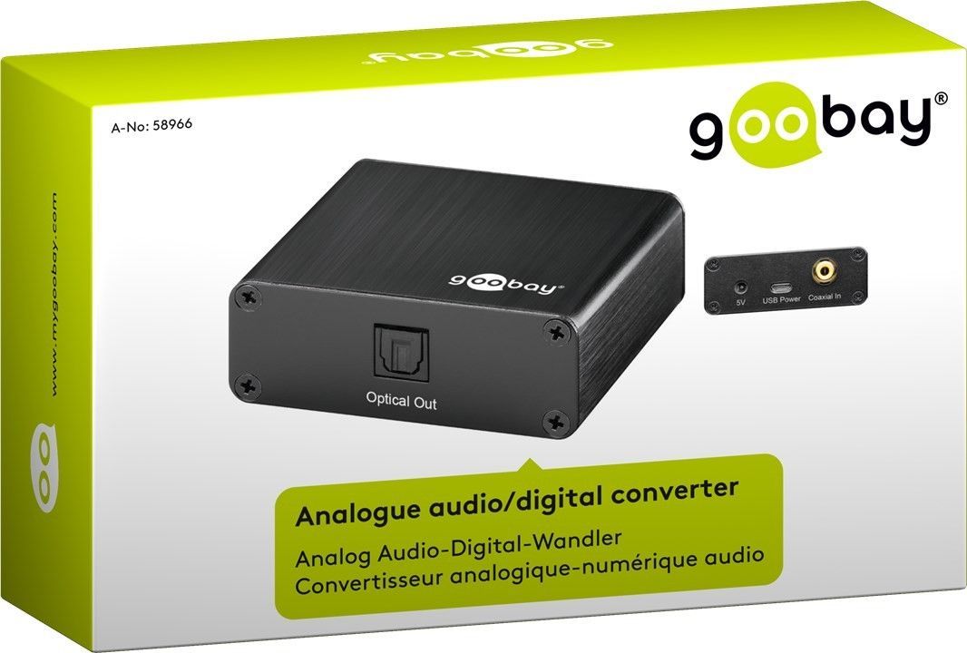 Analogue - digital audio converterr GOOBAY 58966
