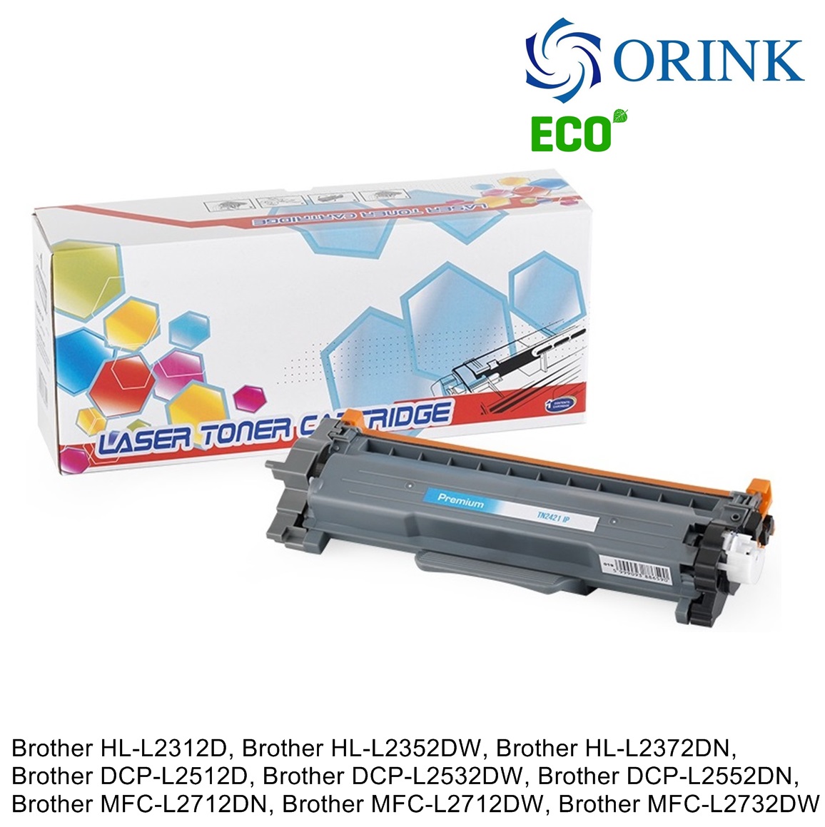 Brother TN-2421 (3K) ORINK ECO Касета