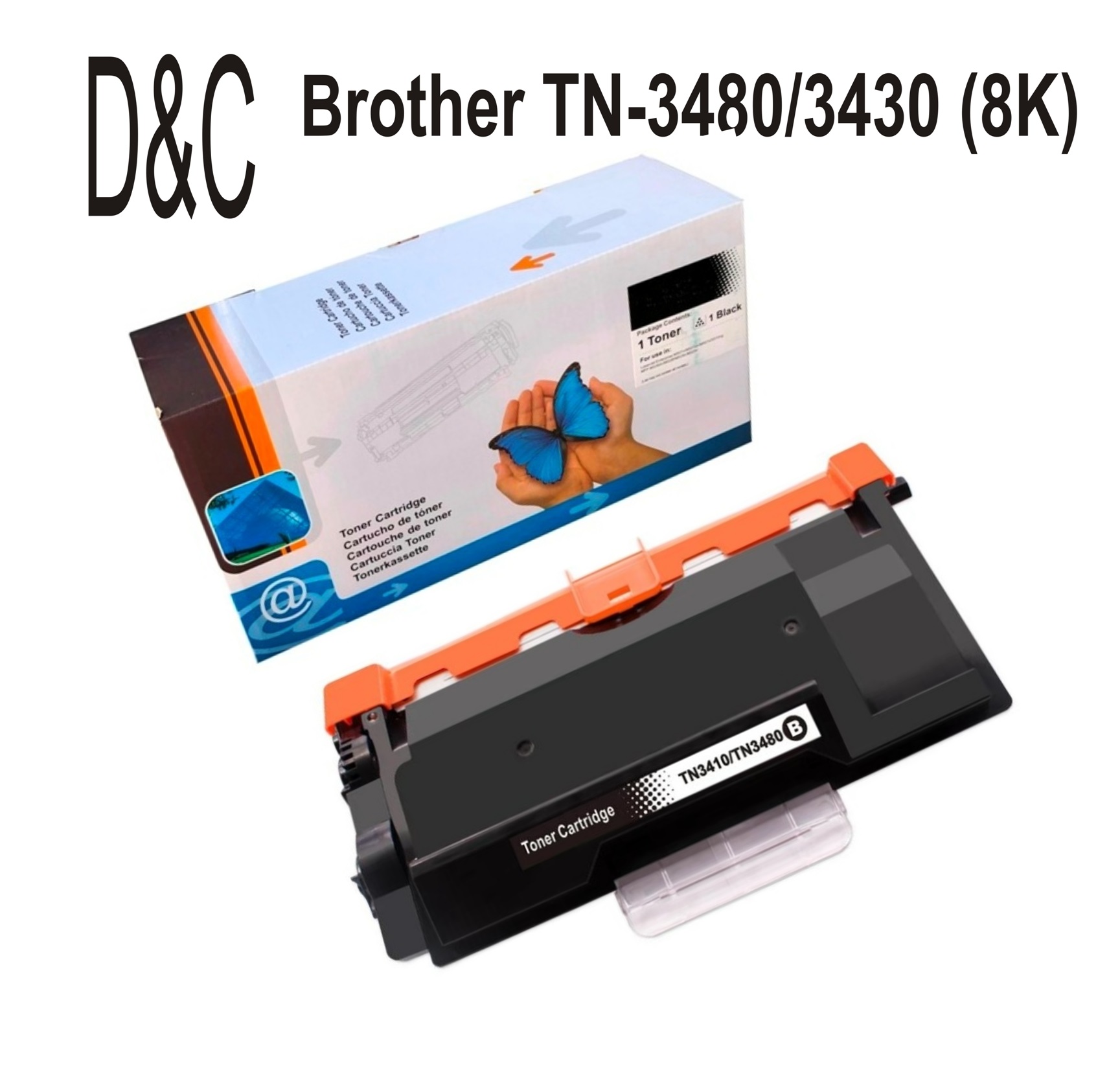 Brother TN-3480/3430 (8K) D&C Тонер Касета