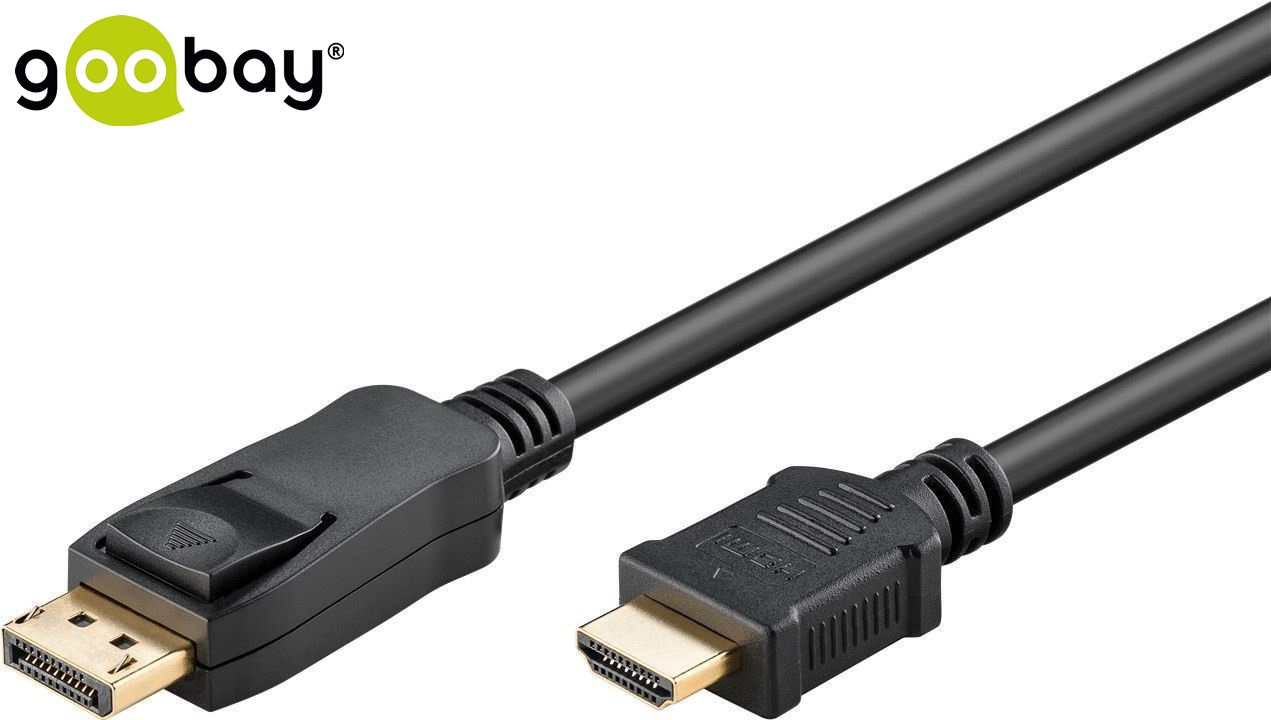 DisplayPort M to HDMI M 2.0m  v1.2(51957)GOOBAY