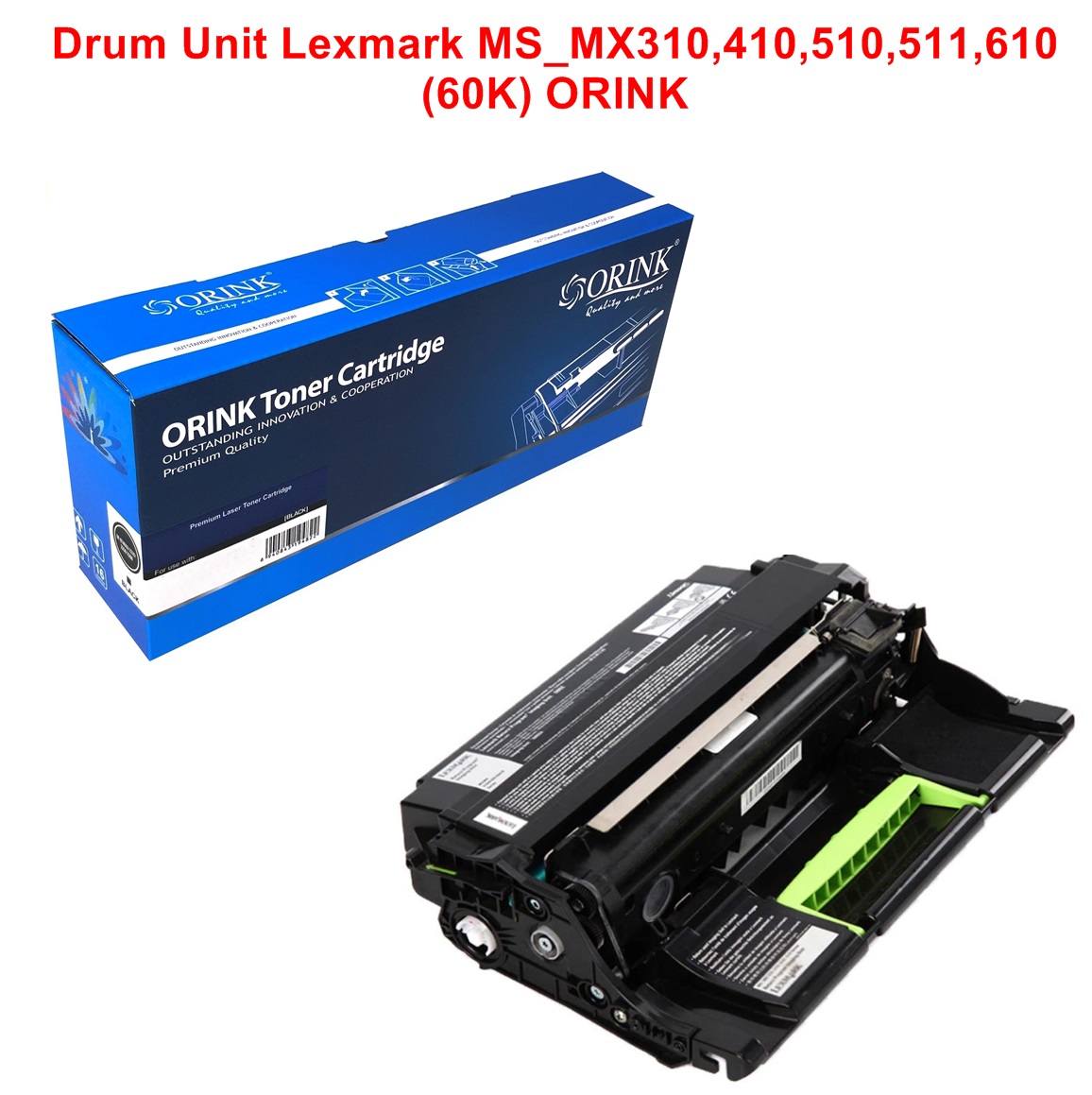 Drum Unit Lexmark MS_MX310,410,510,511,610 ORINK