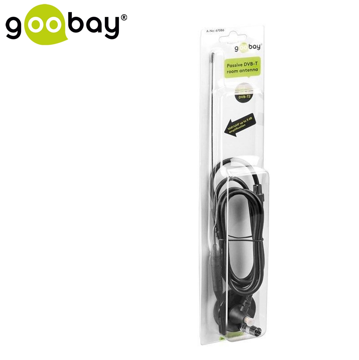 DVB-T Пасивна стайна антена GOOBAY 67086