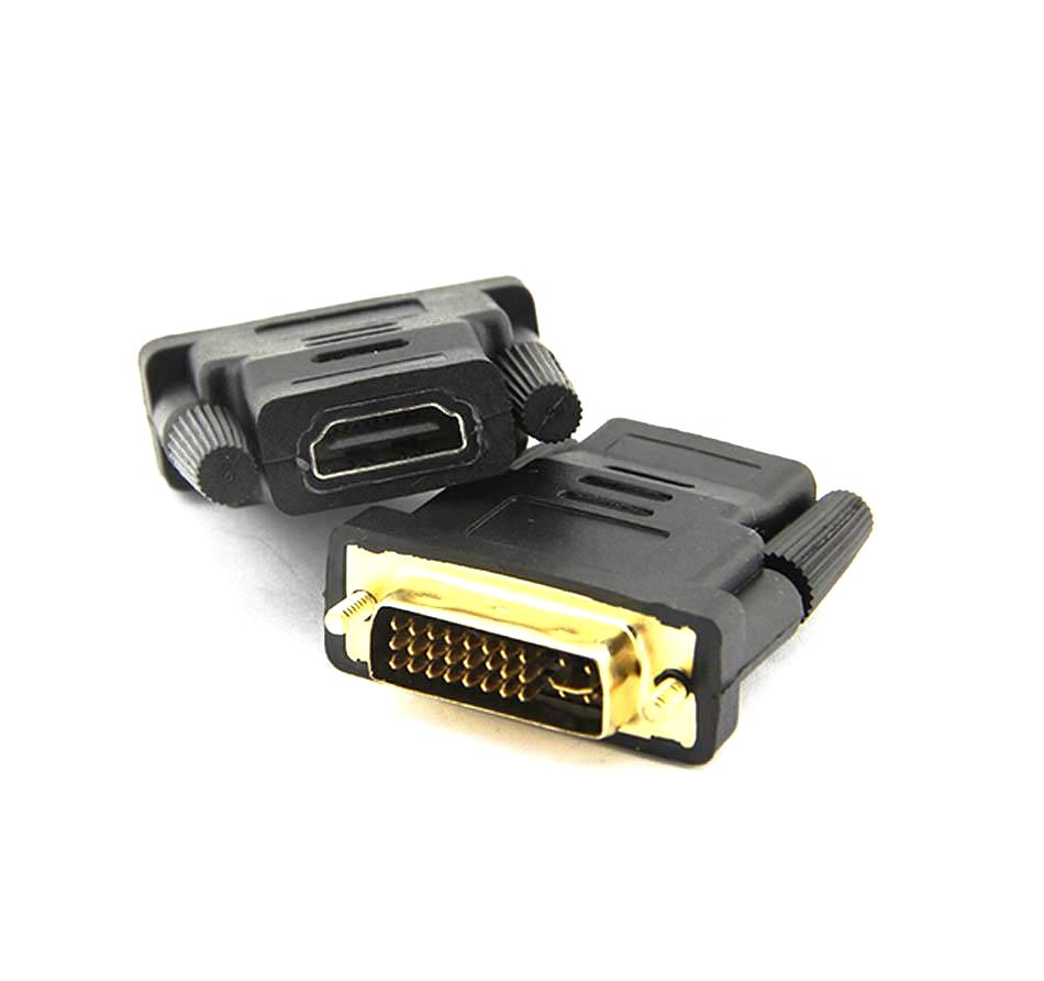 DVI-I 24+5 M to HDMI F gold MKTECH