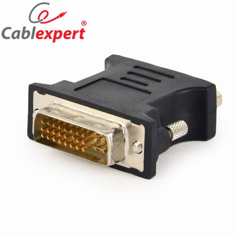 DVI-I 24+5 M to VGA 15-pin F Cablexpert BK