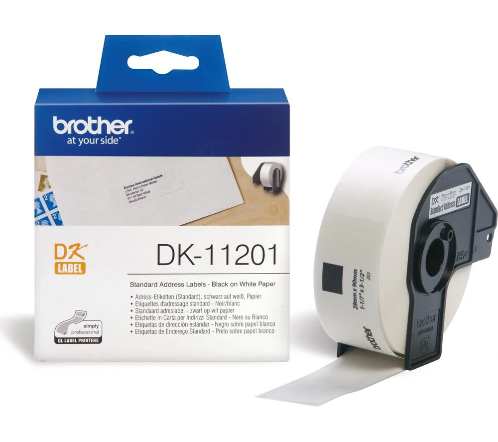 Етикети Brother DK-11201, 29мм x 90мм