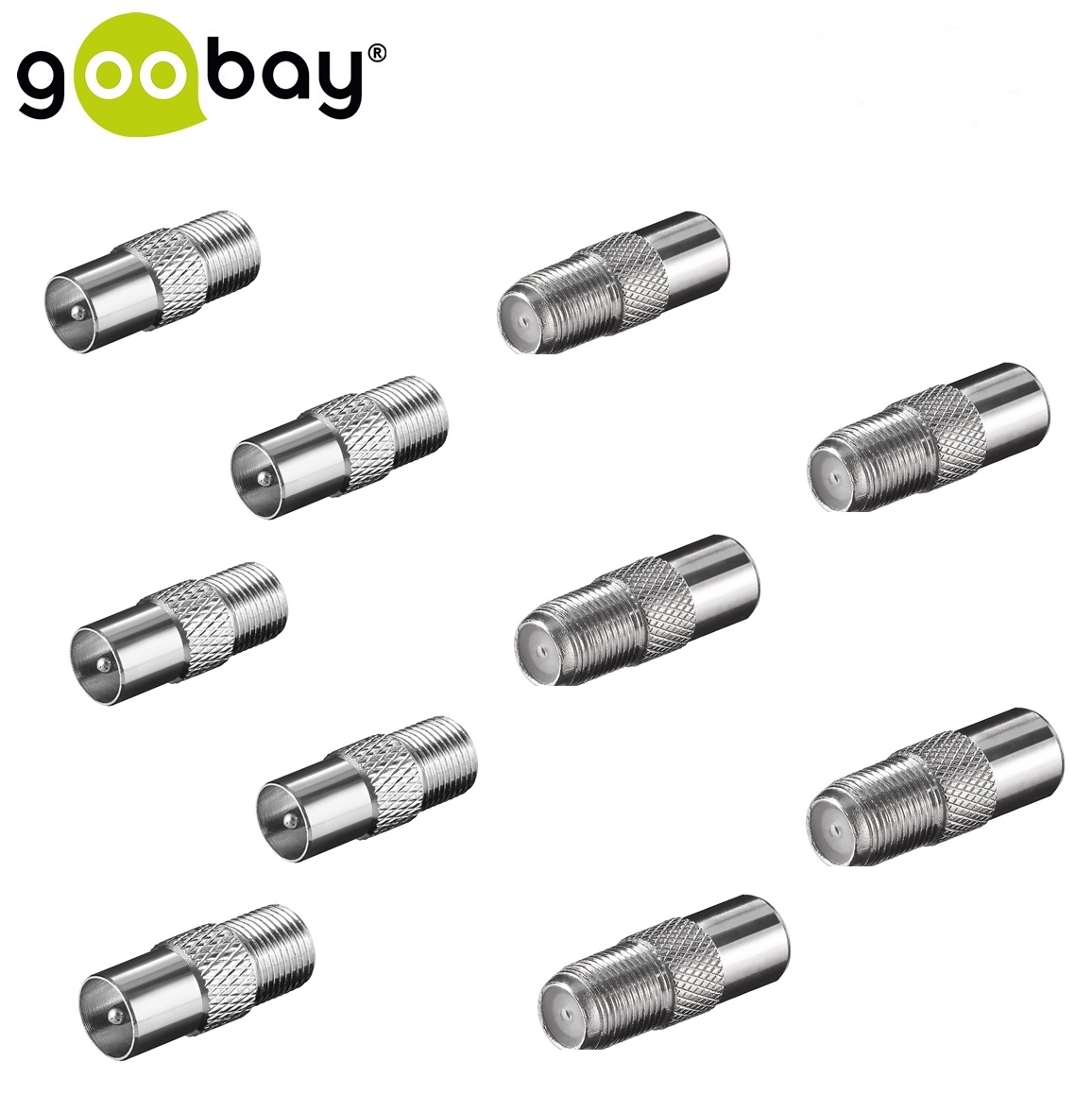 F female to Coaxial male GOOBAY 67318 (10бр)