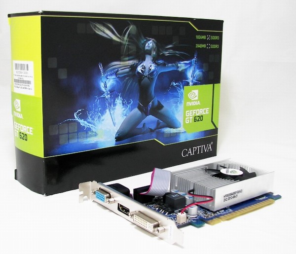 GeForce GT 620 1GB DDR3 64bit Captiva