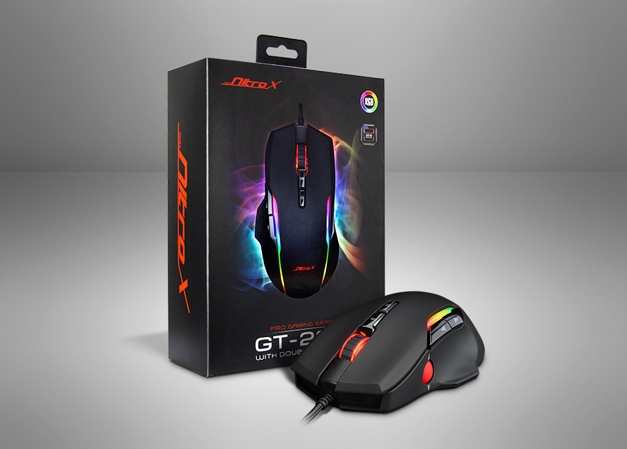 Геймърска мишка USB Nitrox GT-200 RGB