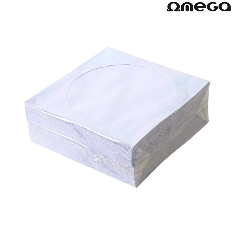 Хартиени пликове Omega за CD 100бр в опаковка