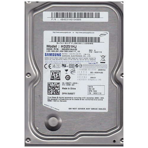 HDD 2.5` SATA 250Gb SAMSUNG