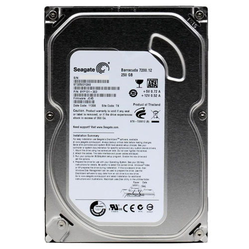 HDD 2.5` SATA 250Gb SEAGATE