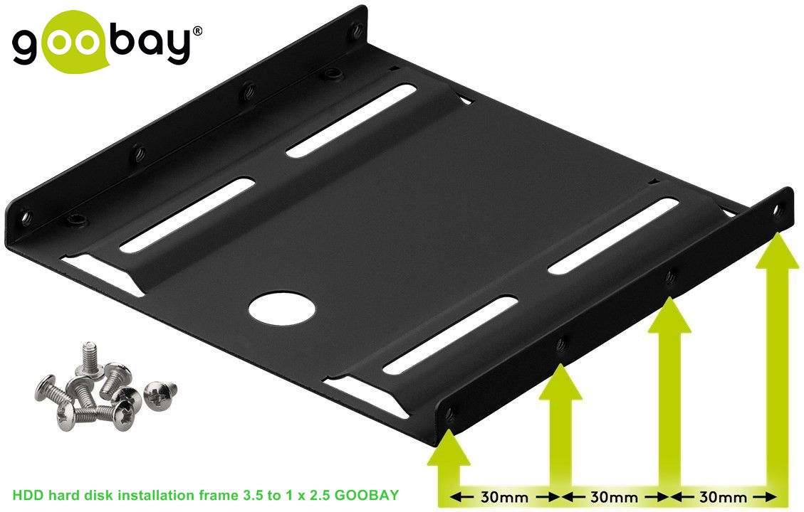 HDD монтажен адаптер 3.5 към 1x2.5 GOOBAY