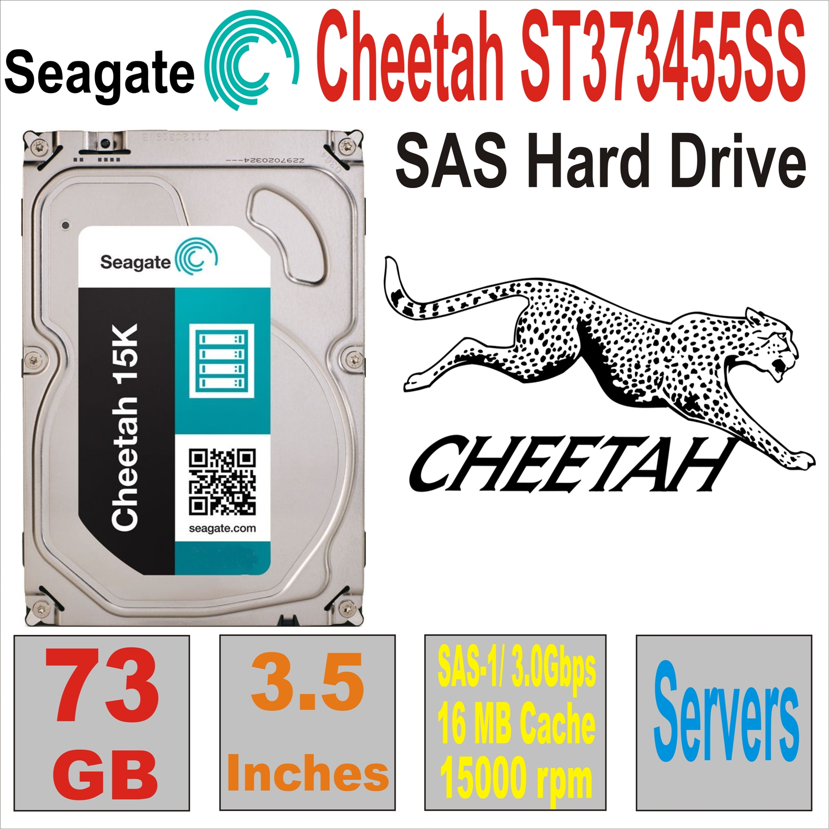 HDD3.5 SAS  73Gb Seagate Cheetah ST373455SS