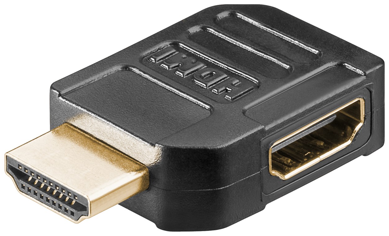 HDMI-F to HDMI-male 90° Adapter GOOBAY 51724