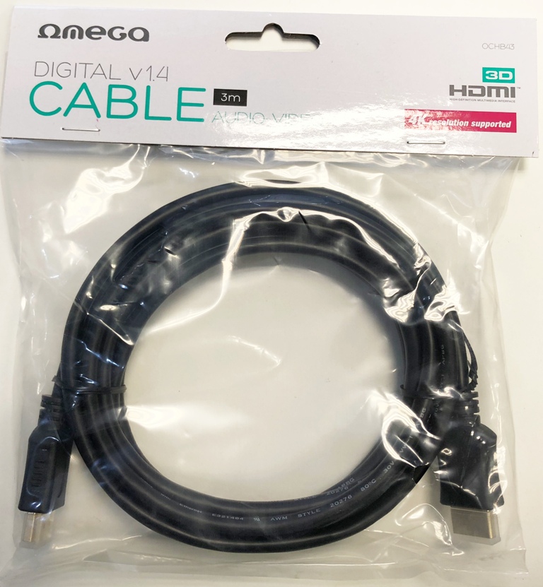 HDMI ->HDMI  3.0m (4K/30Hz) Omega
