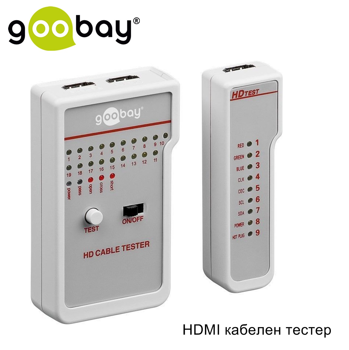 HDMI кабелен тестер GOOBAY 31961