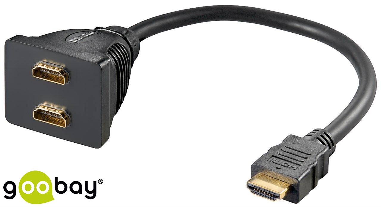 HDMI Splitter 1 to 2 GOOBAY 95006