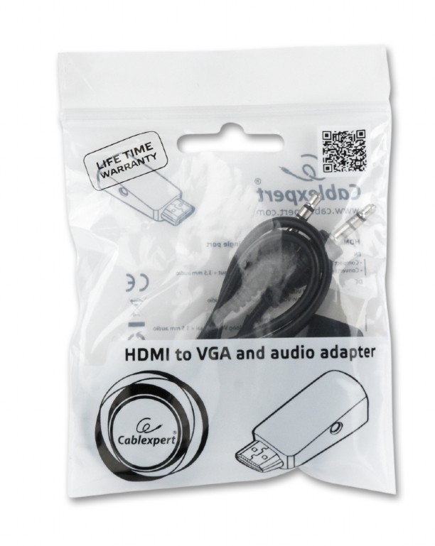 HDMI to VGA and audio adapter Cablexpert