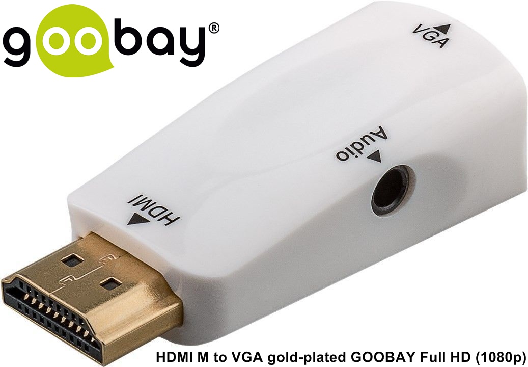 HDMI to VGA gold 4479 GOOBAY