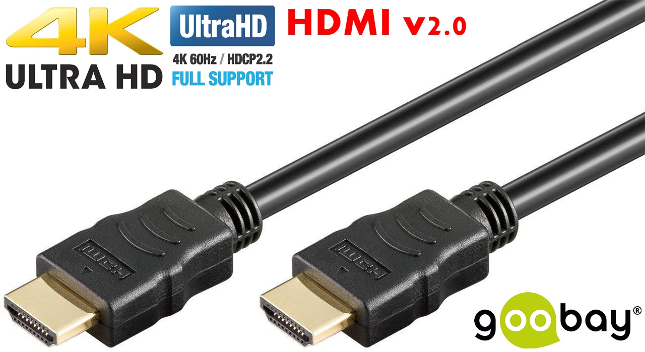 HDMI v2.0b M/M 10.0m (60 Hz/2160p) GOOBAY 38521