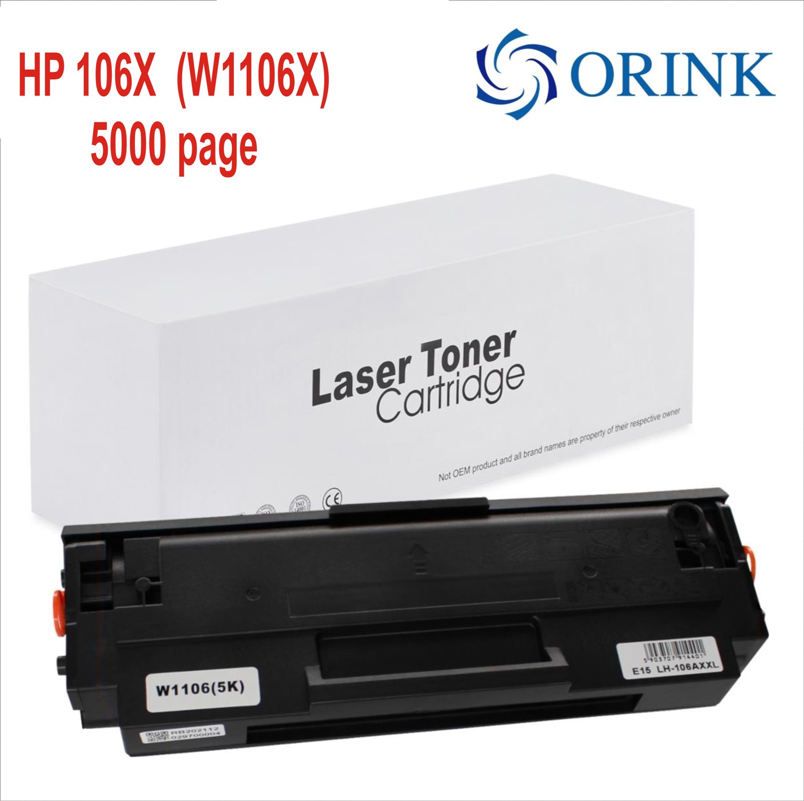 HP 106X  (W1106X) (5K) ORINK White Box
