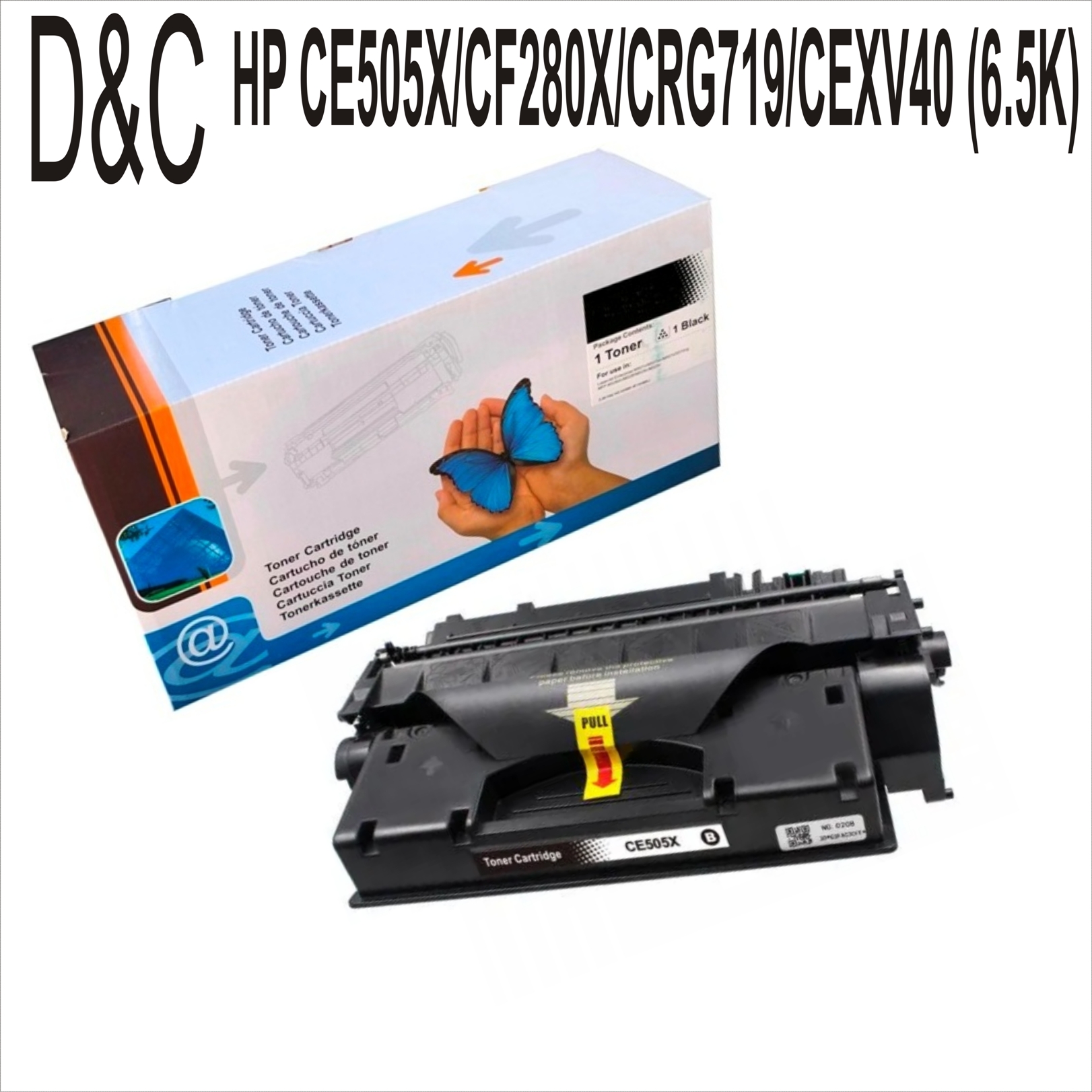 HP CE505X/CF280X/CRG719/CEXV40 (6.5K) D&C