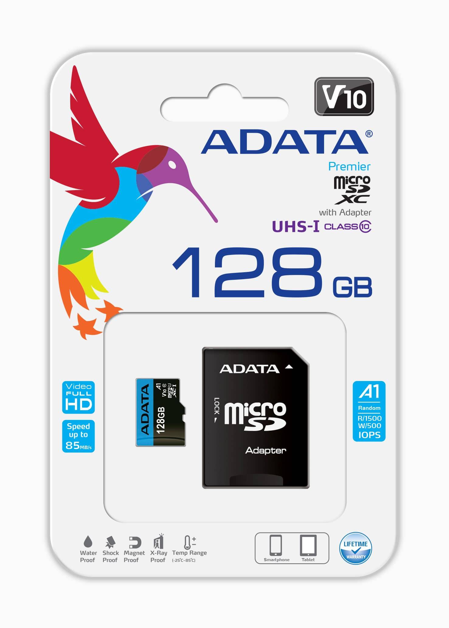 Карта памет 128 GB Adata MicroSDXC UHS-I Class10