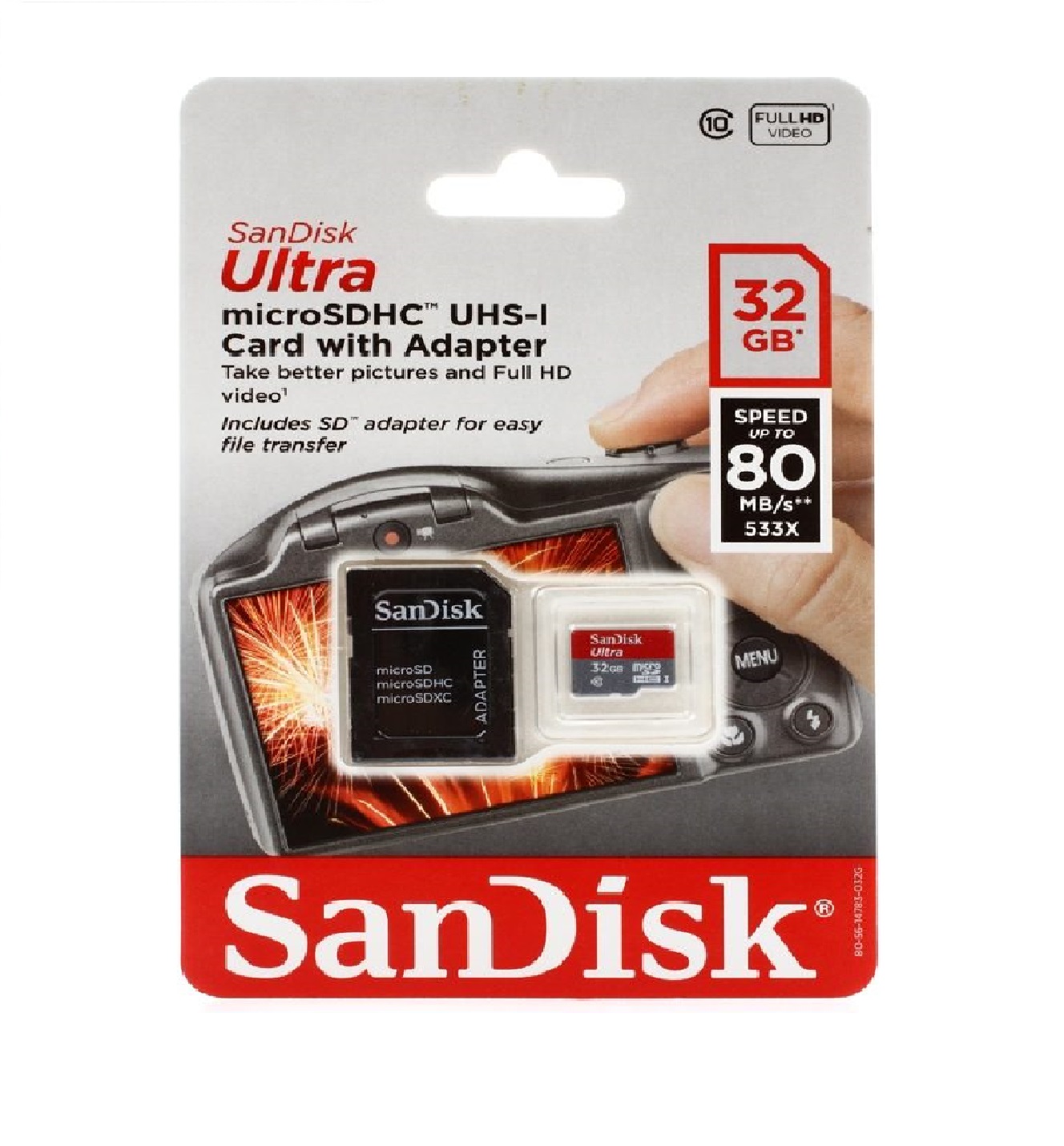 Карта памет  64 GB SANDISK Ultra