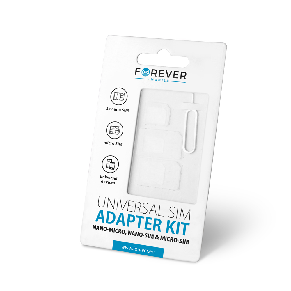 Комплект адаптери Forever за SIM карти