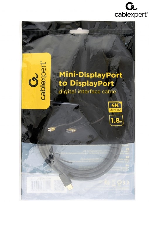 Mini DP to DP digital interface 1.8 m Cablexpert