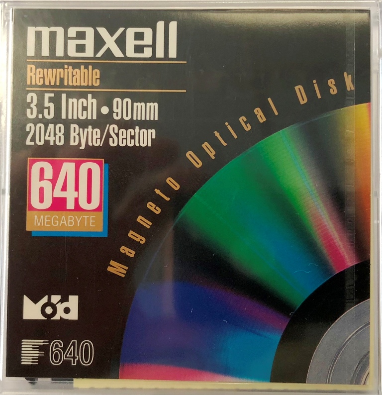 MO Disk Maxel 650MB ML-DM-MO-640